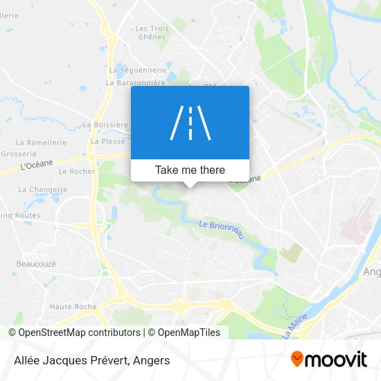 Mapa Allée Jacques Prévert