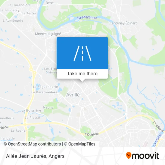 Allée Jean Jaurès map