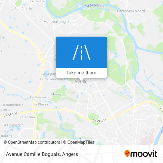 Avenue Camille Boguais map