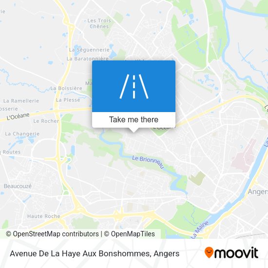 Avenue De La Haye Aux Bonshommes map