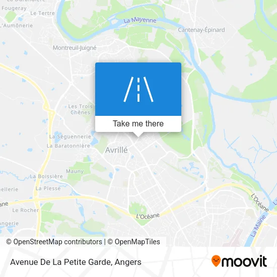 Avenue De La Petite Garde map