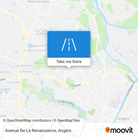 Avenue De La Renaissance map