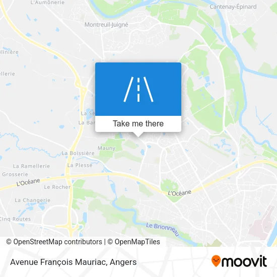 Avenue François Mauriac map