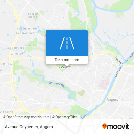 Avenue Guynemer map