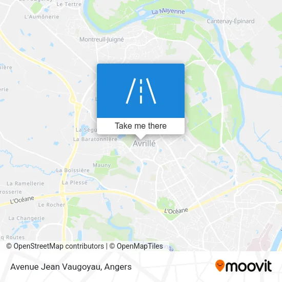 Avenue Jean Vaugoyau map