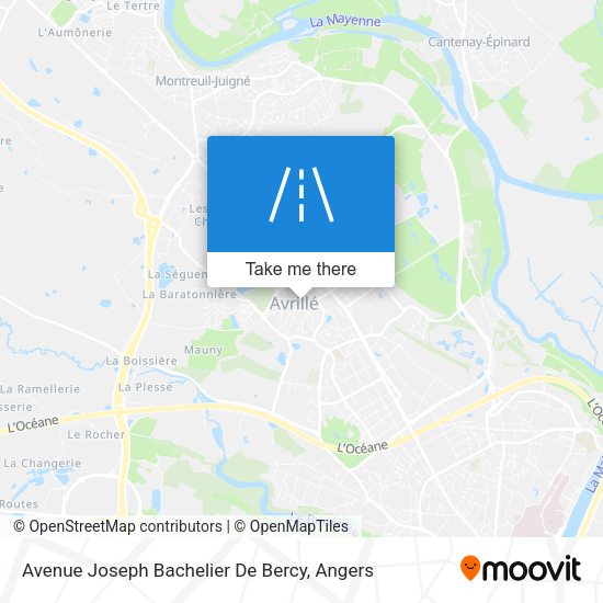 Avenue Joseph Bachelier De Bercy map
