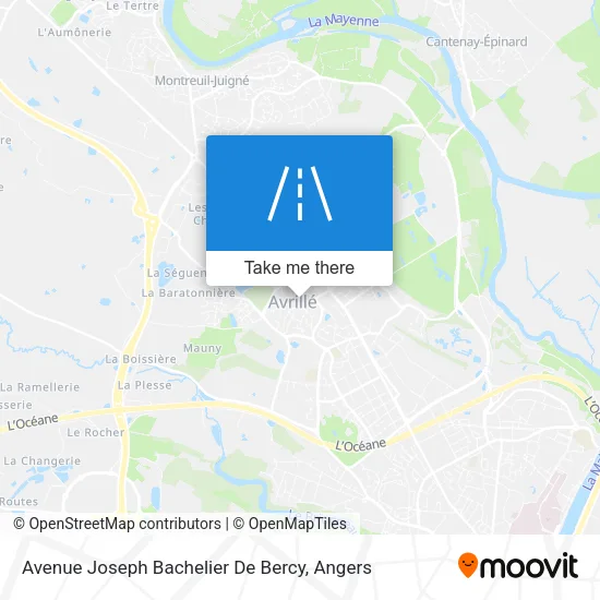 Avenue Joseph Bachelier De Bercy map