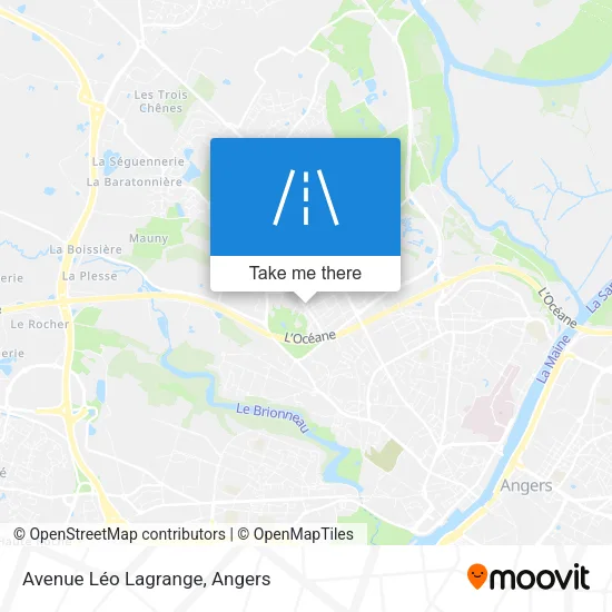 Avenue Léo Lagrange map