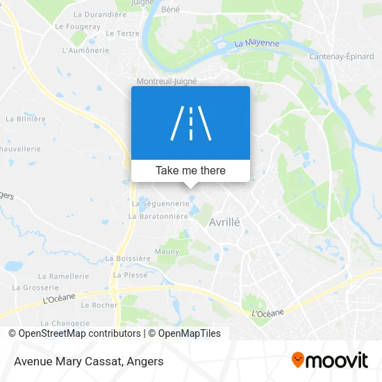 Avenue Mary Cassat map