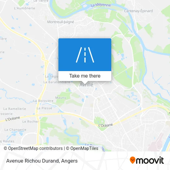 Avenue Richou Durand map