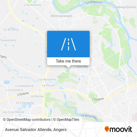 Avenue Salvador Allende map