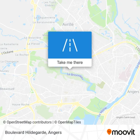 Boulevard Hildegarde map