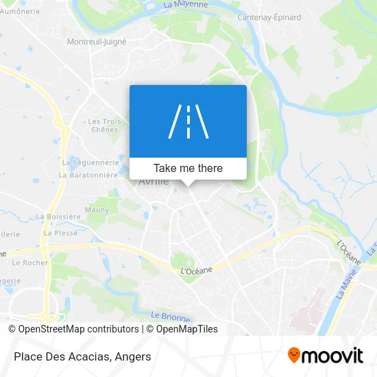 Place Des Acacias map