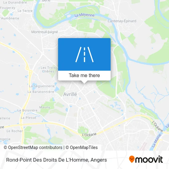 Rond-Point Des Droits De L'Homme map