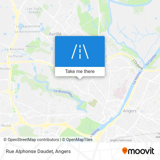 Rue Alphonse Daudet map