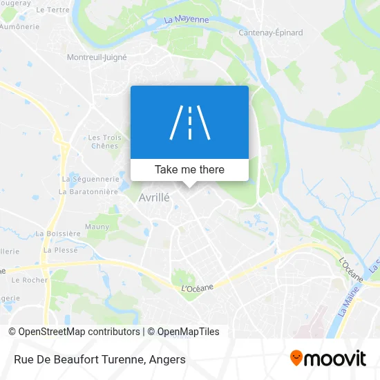 Rue De Beaufort Turenne map