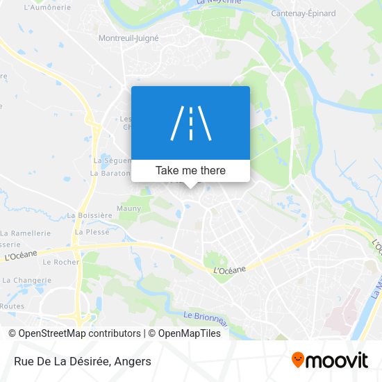 Rue De La Désirée map