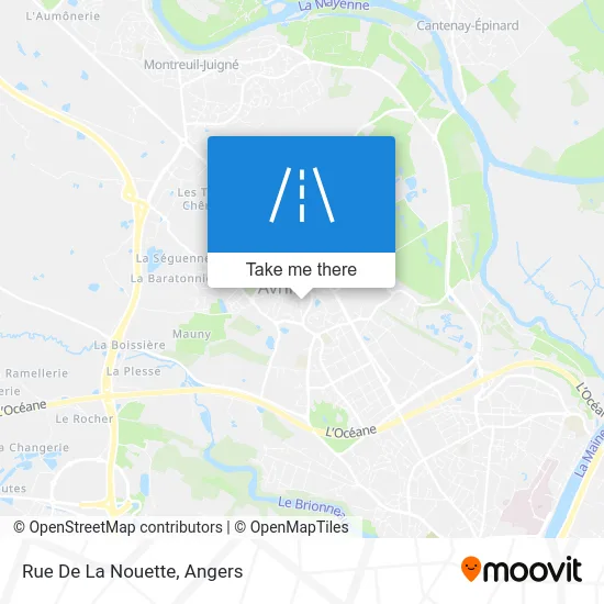 Rue De La Nouette map
