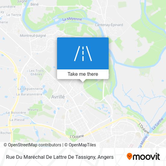 Rue Du Maréchal De Lattre De Tassigny map