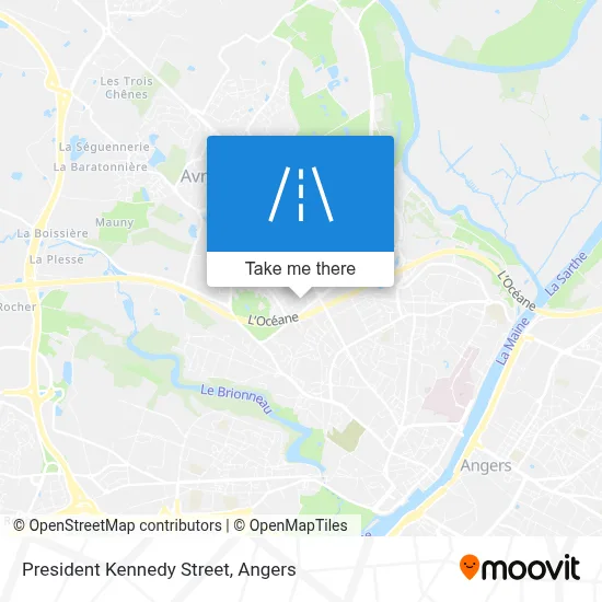 Rue Du Président Kennedy map
