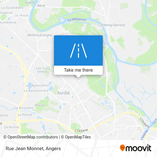 Rue Jean Monnet map