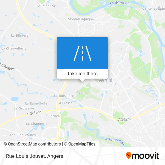 Rue Louis Jouvet map