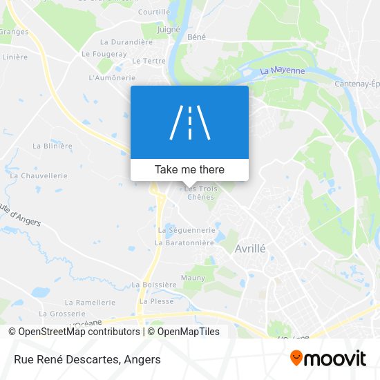 Rue René Descartes map