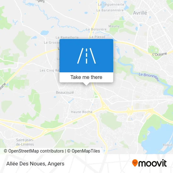 Allée Des Noues map