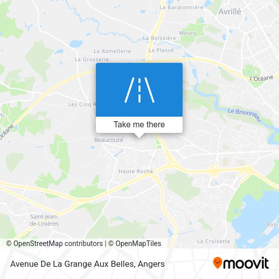 Avenue De La Grange Aux Belles map
