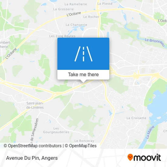 Avenue Du Pin map