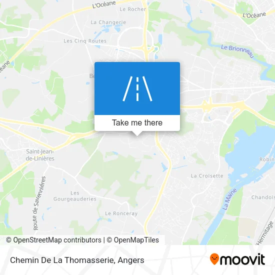 Chemin De La Thomasserie map