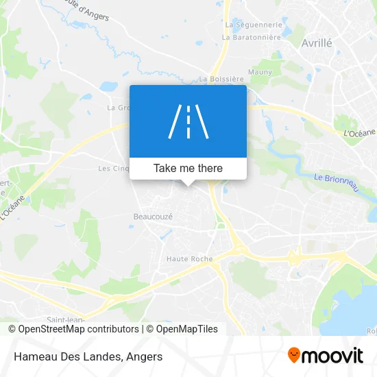 Hameau Des Landes map