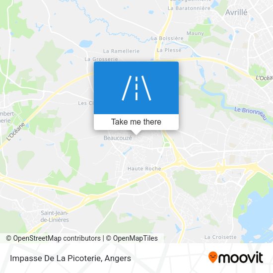 Impasse De La Picoterie map