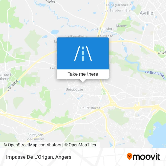Impasse De L'Origan map
