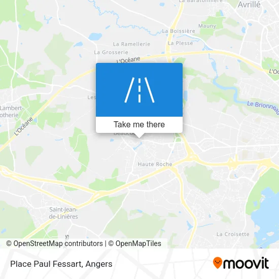 Place Paul Fessart map