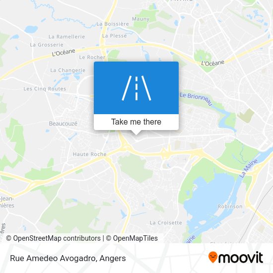 Rue Amedeo Avogadro map