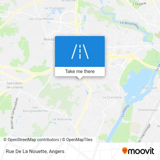 Rue De La Nouette map
