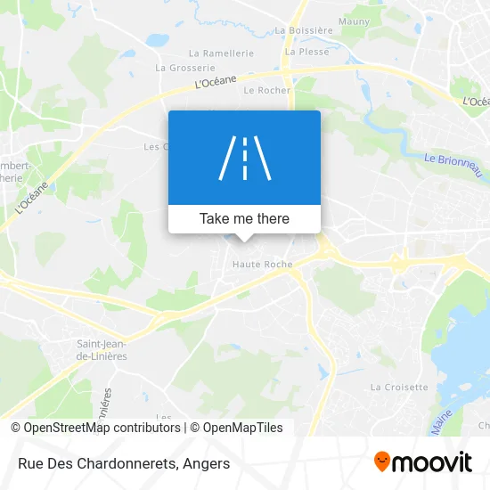 Mapa Rue Des Chardonnerets