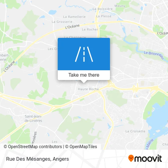 Rue Des Mésanges map