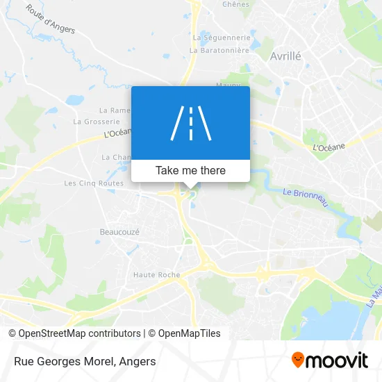 Rue Georges Morel map