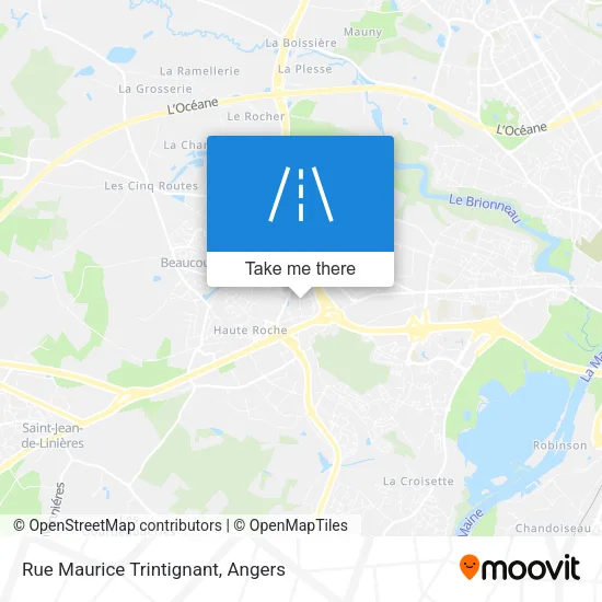 Rue Maurice Trintignant map
