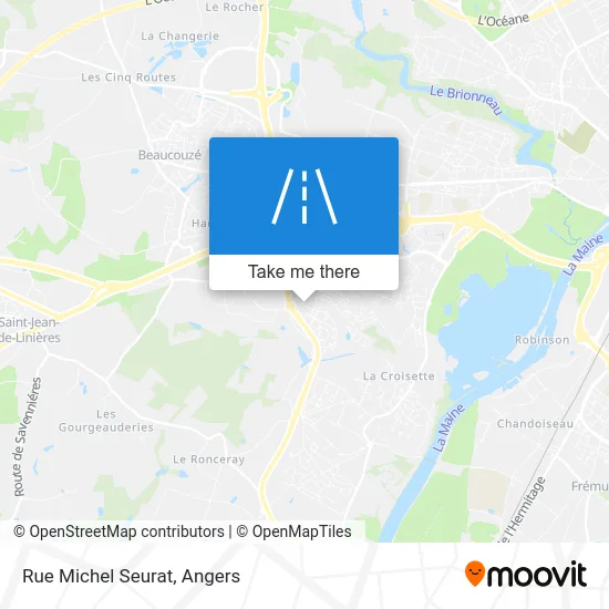 Rue Michel Seurat map