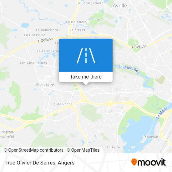 Rue Olivier De Serres map