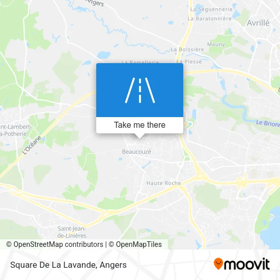 Square De La Lavande map