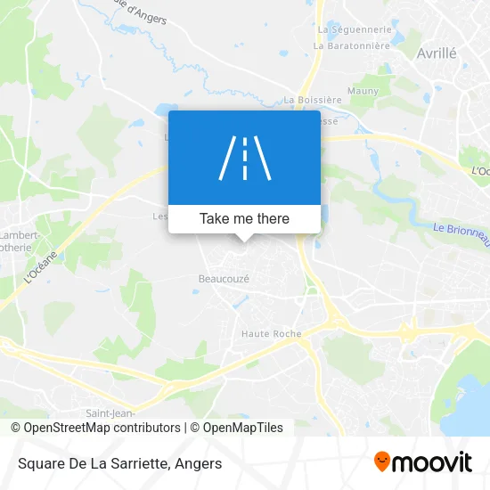 Square De La Sarriette map