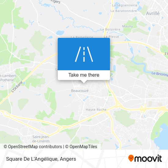 Square De L'Angélique map