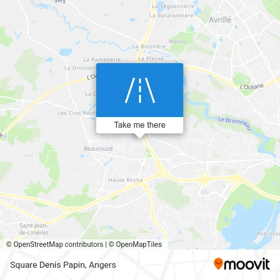 Square Denis Papin map