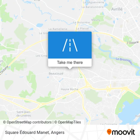 Square Édouard Manet map