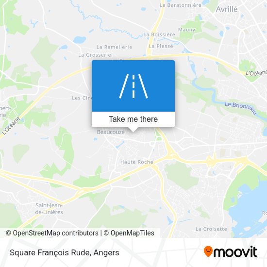 Square François Rude map