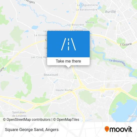 Square George Sand map